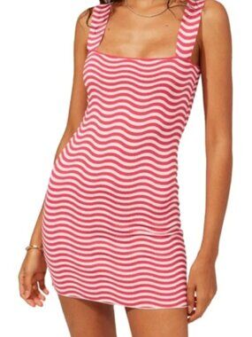 NWT Solid & Striped Ryan Knit Dress in Lollipop Wave / M